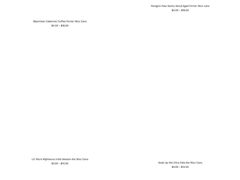 Montavilla Brew Works Menu