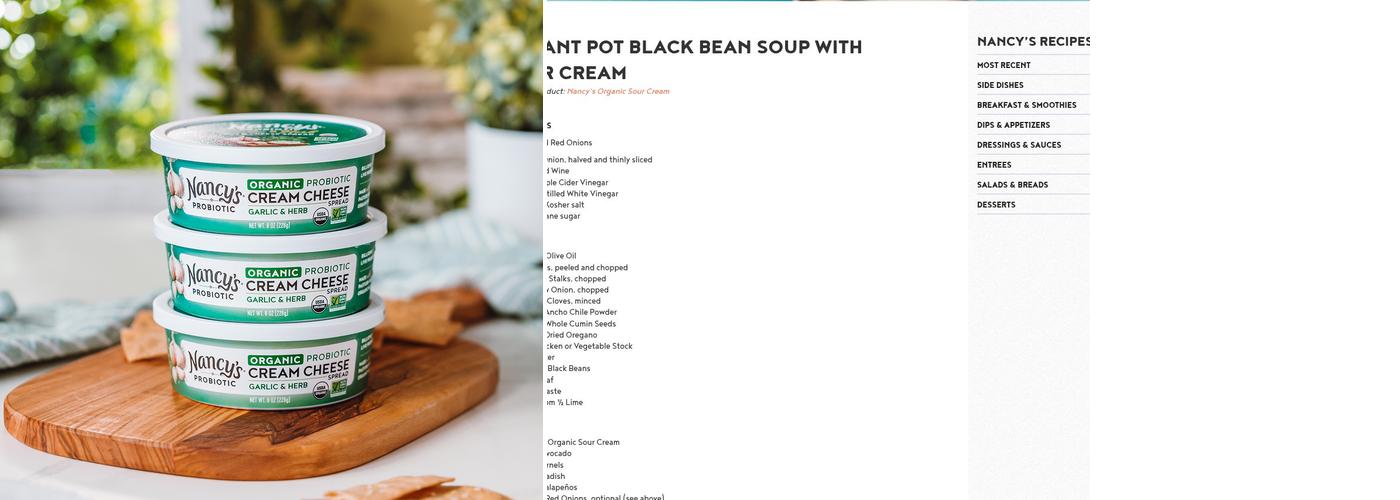 Springfield Creamery (Nancy's) Menu