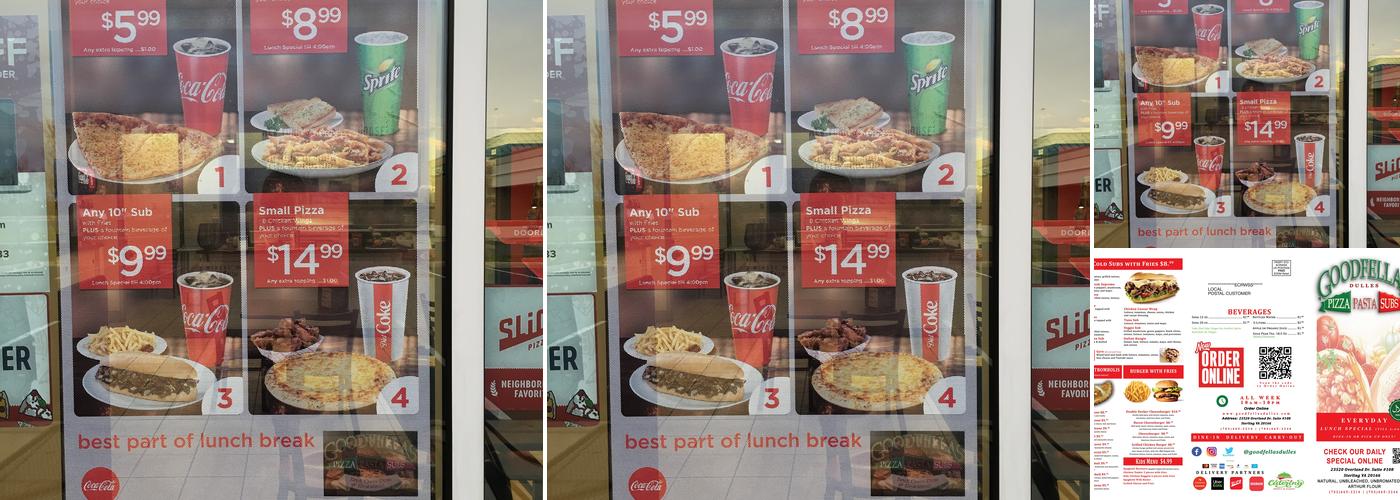 Good Fellas Pizza Menu