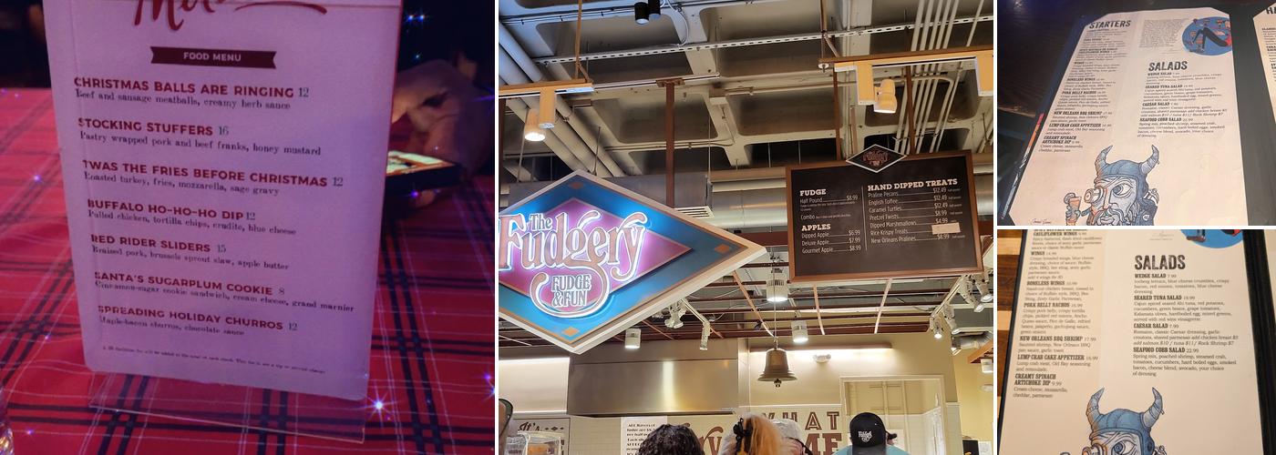 Waterside District Menu