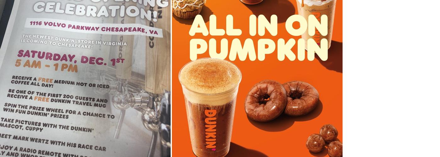 Dunkin' Menu
