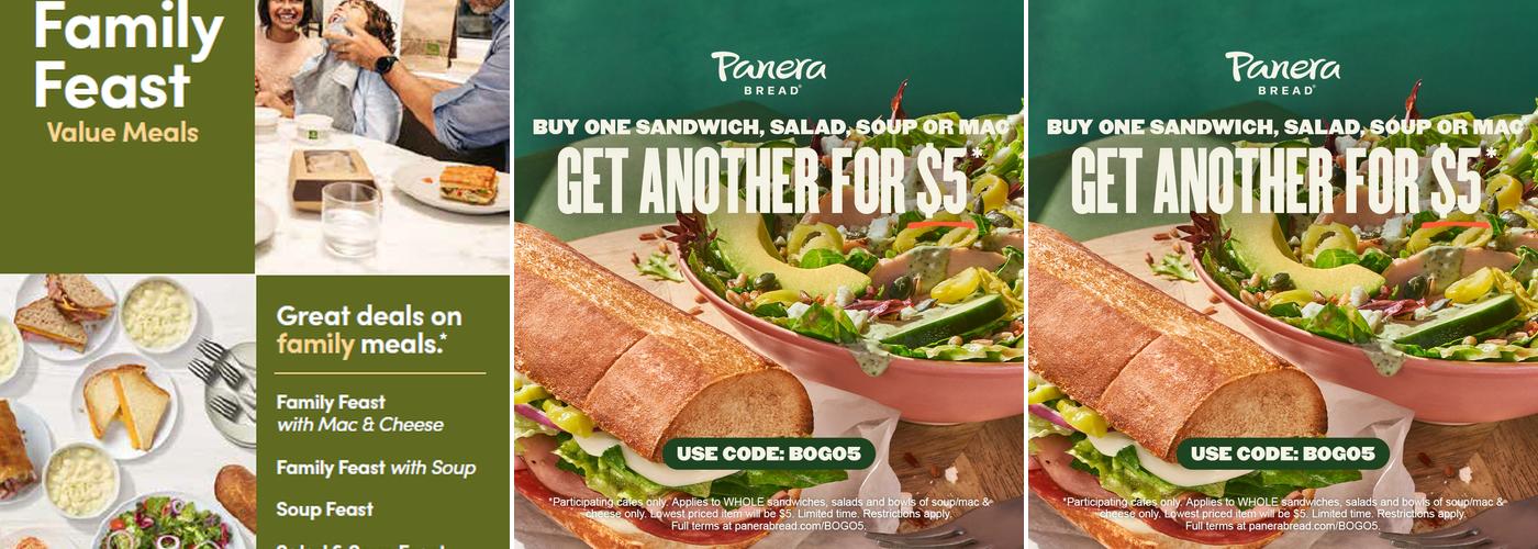 Panera Bread Menu