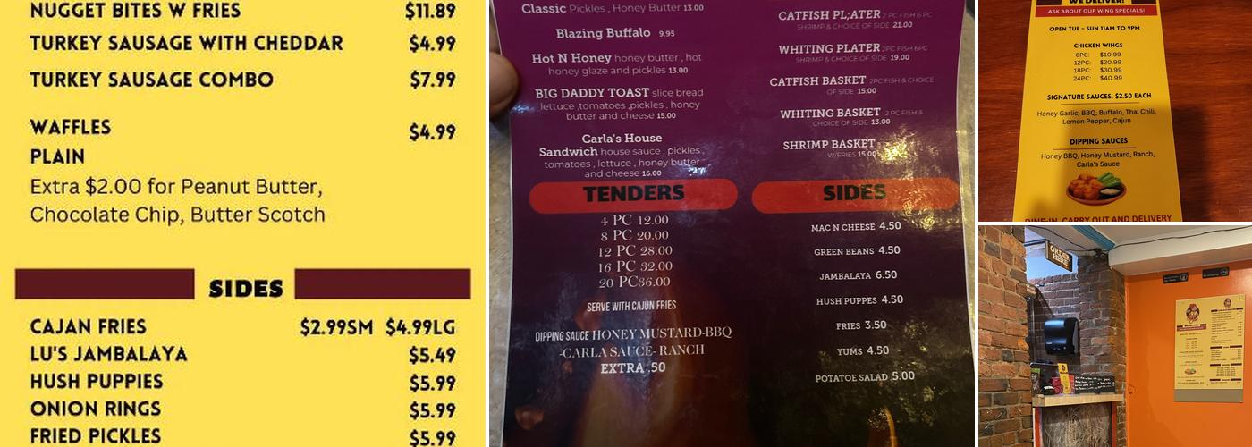 side chic Menu