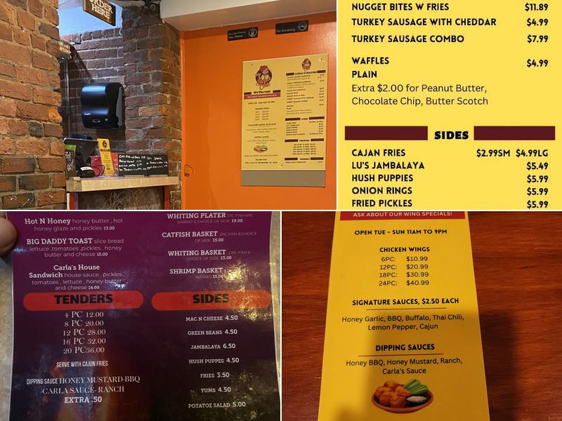 side chic Menu