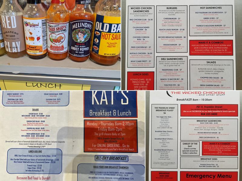 KAT'S Breakfast & Lunch Menu