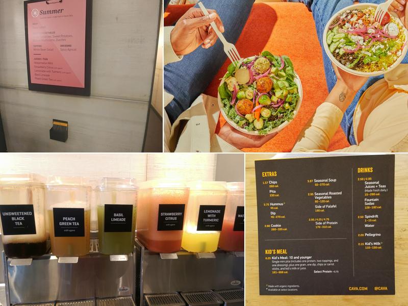CAVA Menu