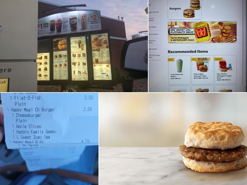 McDonald's Menu