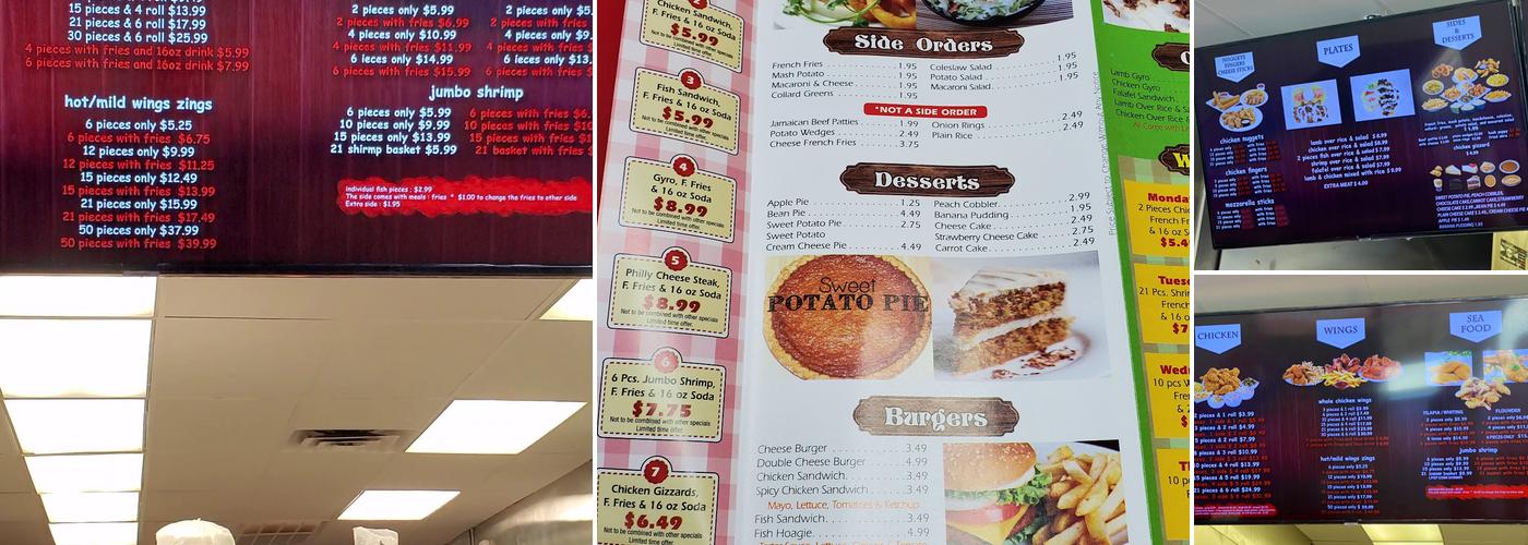 Crown Fried Chicken Menu