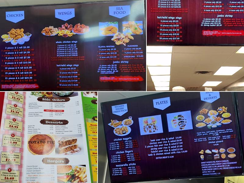 Crown Fried Chicken Menu