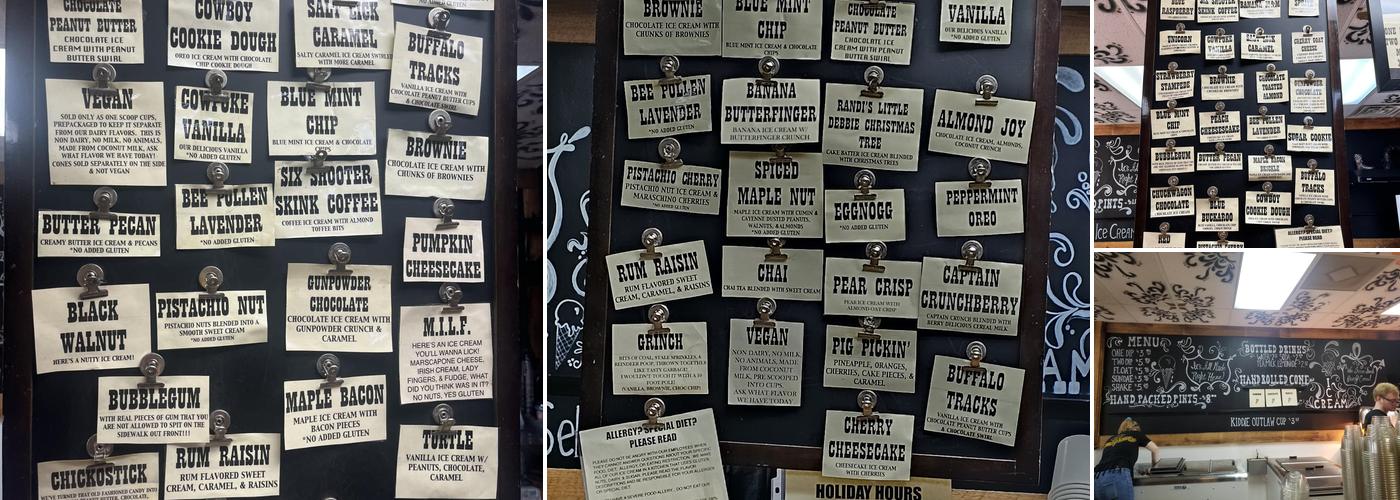 Cone Slingers Menu