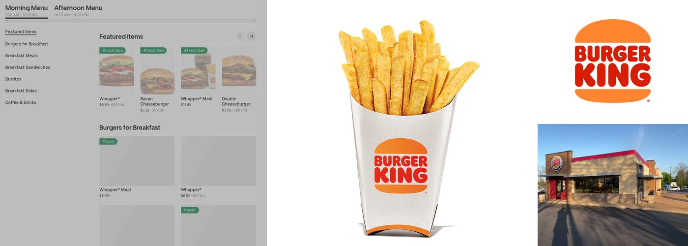 Burger King Menu