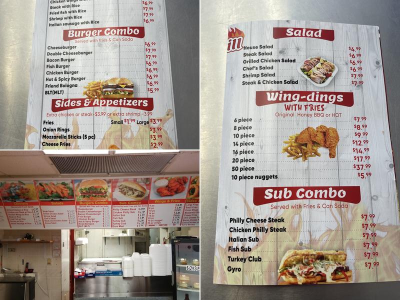 The Grill Menu