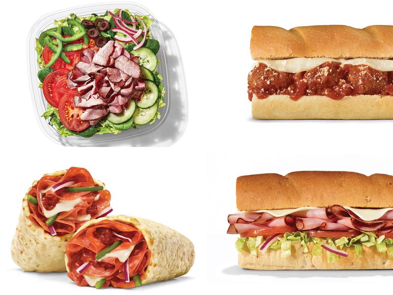 Subway Menu