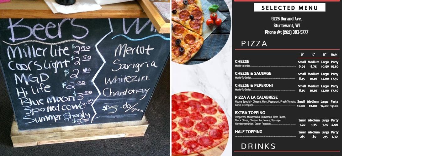 The Small Hall and Catering llc Menu