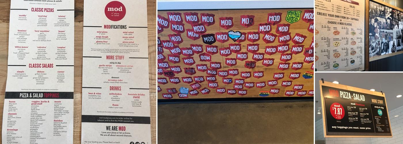MOD Pizza Menu