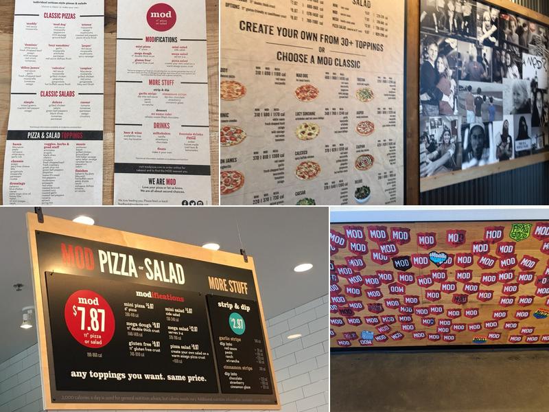 MOD Pizza Menu