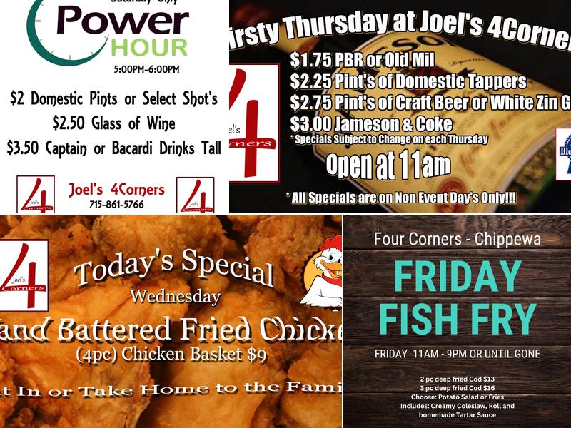 Four Corners Menu