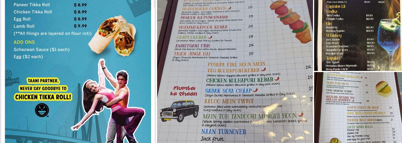 Fusion India Menu