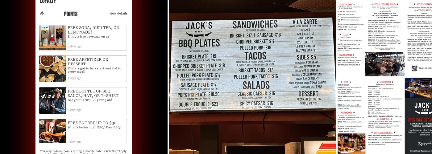Jack's BBQ - Columbia Tower Menu