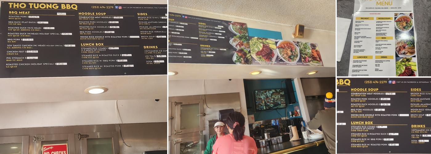 Thọ Tưởng BBQ Menu