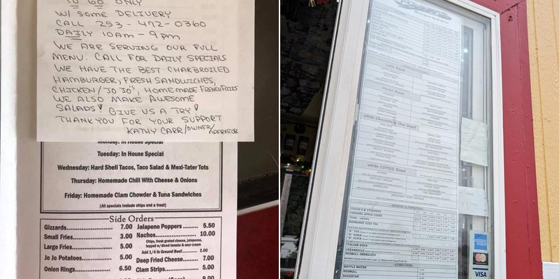 Cheers Espresso Menu