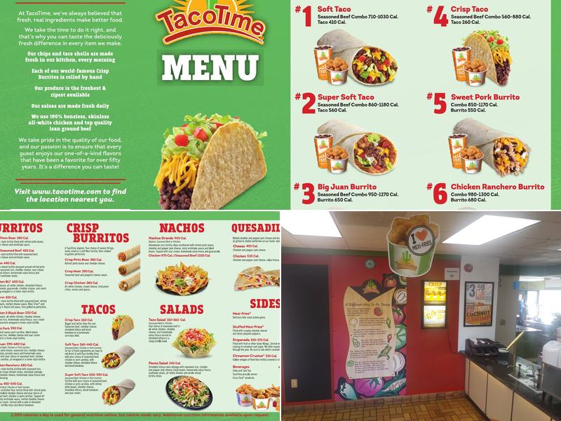 Taco Time Menu