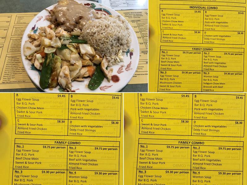 Combo Restaurant Menu