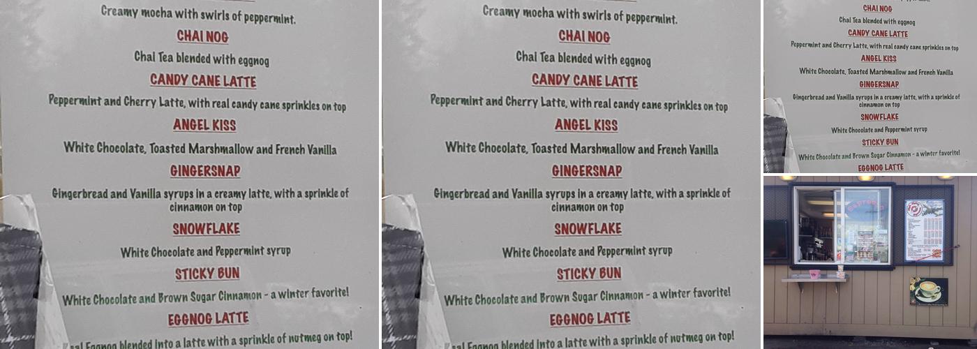 High Flying Espresso Menu