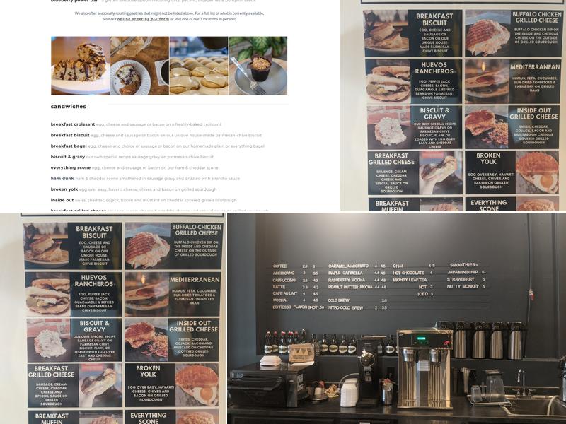 Coffeehouse Five Menu