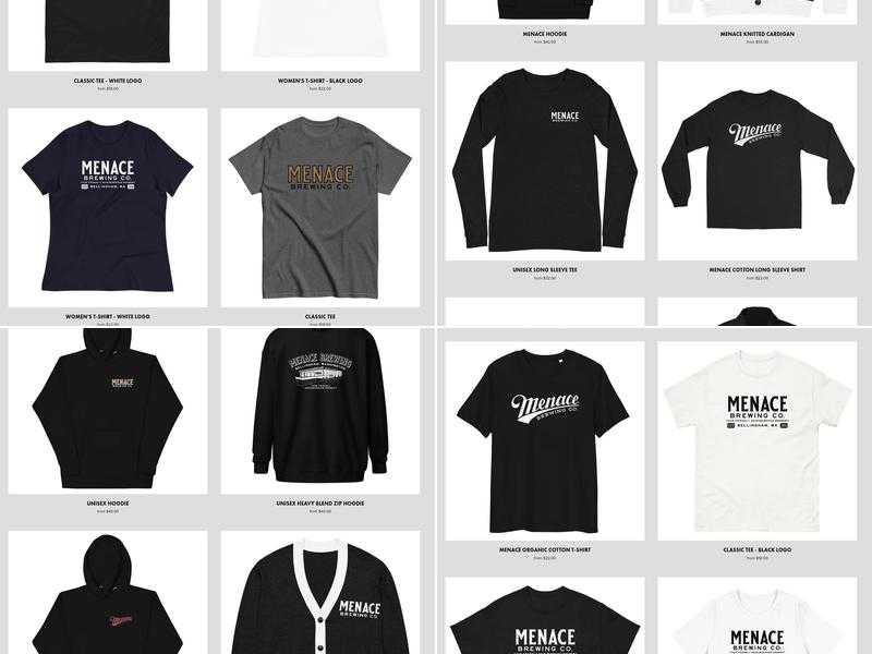 Menace Brewing Menu