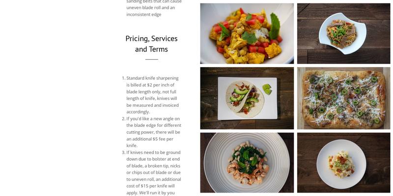 Salt Pepper & Oil - Catering & Essentials Menu