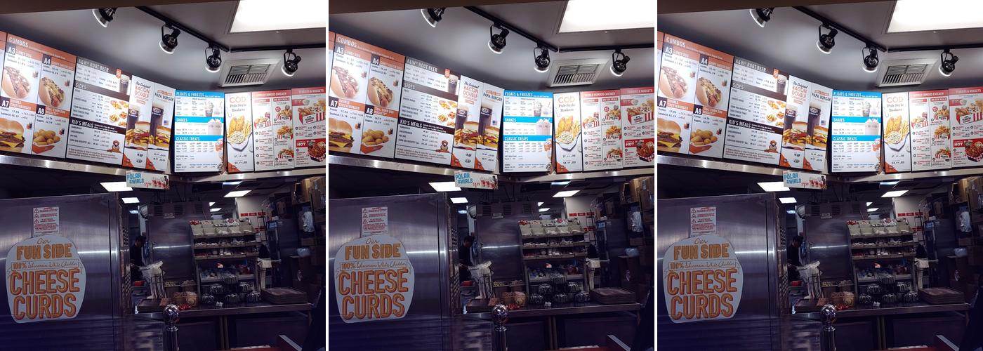 A&W Restaurant Menu