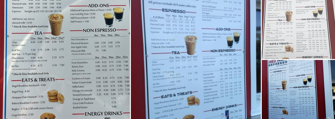 Redrail Menu