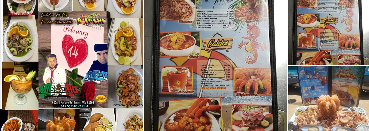 El Nayarita Mariscos & Bar Menu