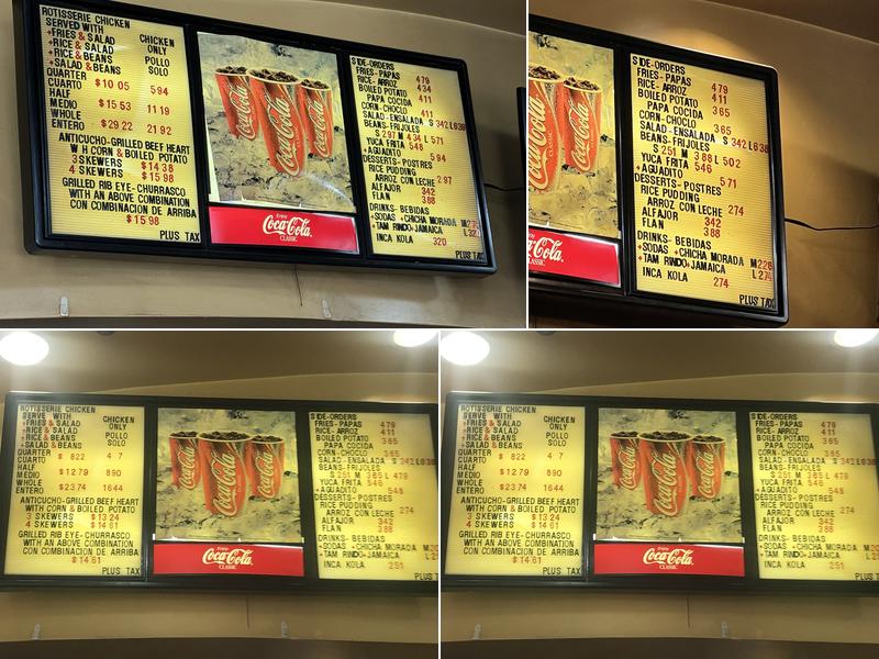 Pollo A La Brasa Menu