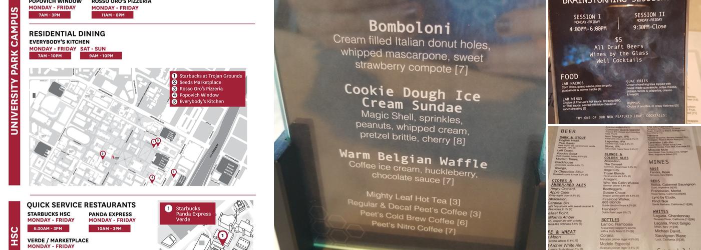 The Lab Gastropub Menu