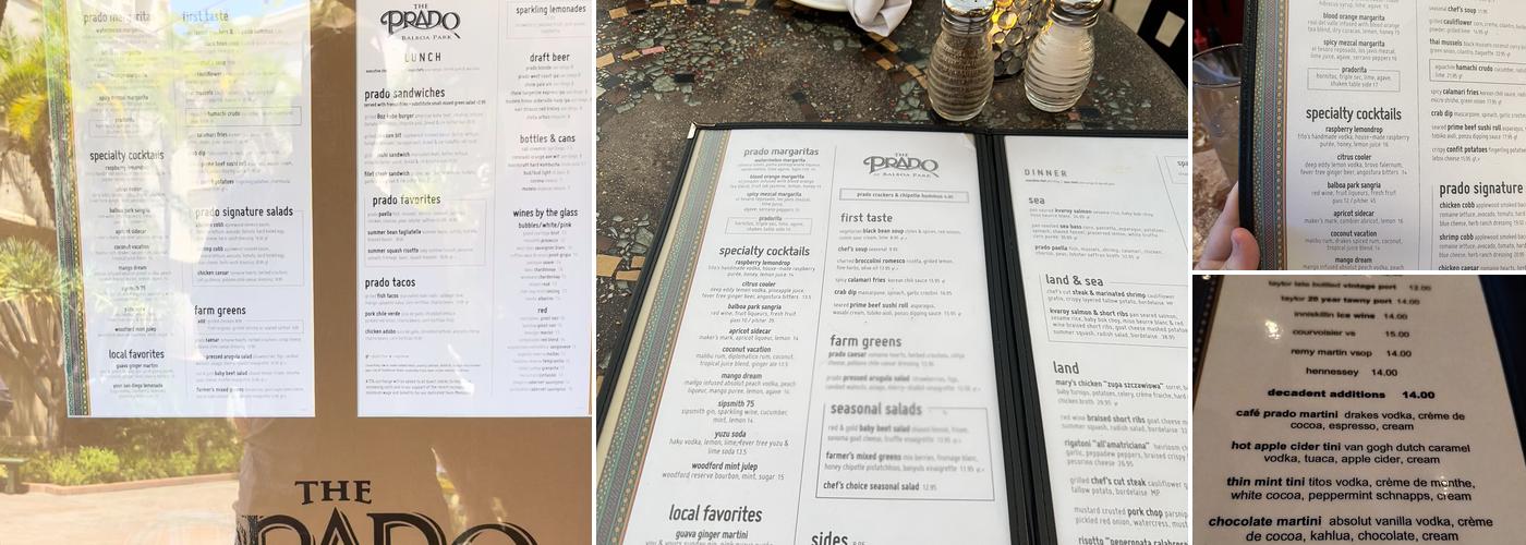 Prado Menu