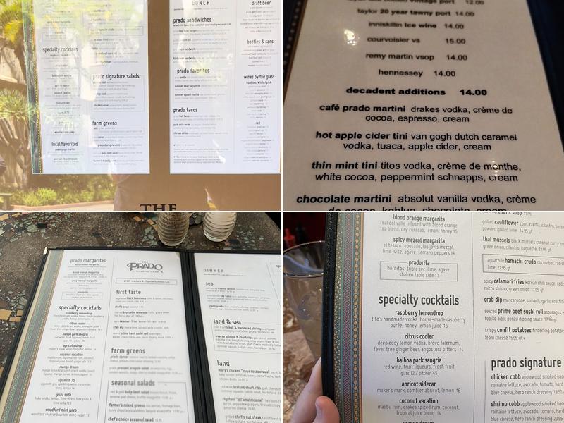 Prado Menu