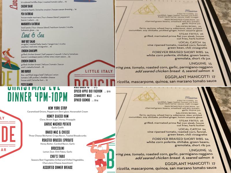 Bayside Kitchen & Bar Menu