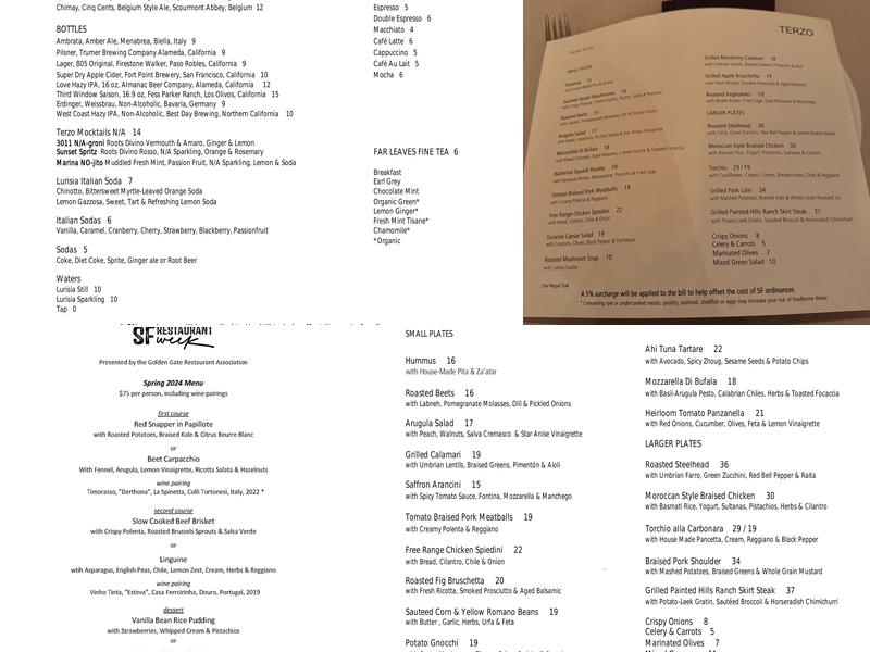 Terzo Menu