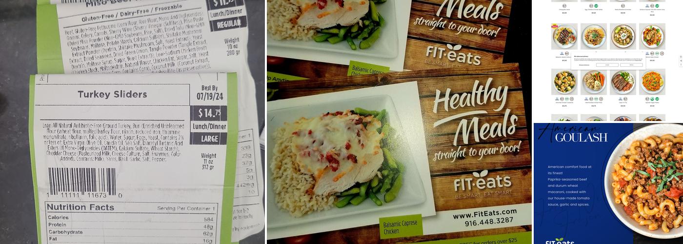 Fit Eats Menu
