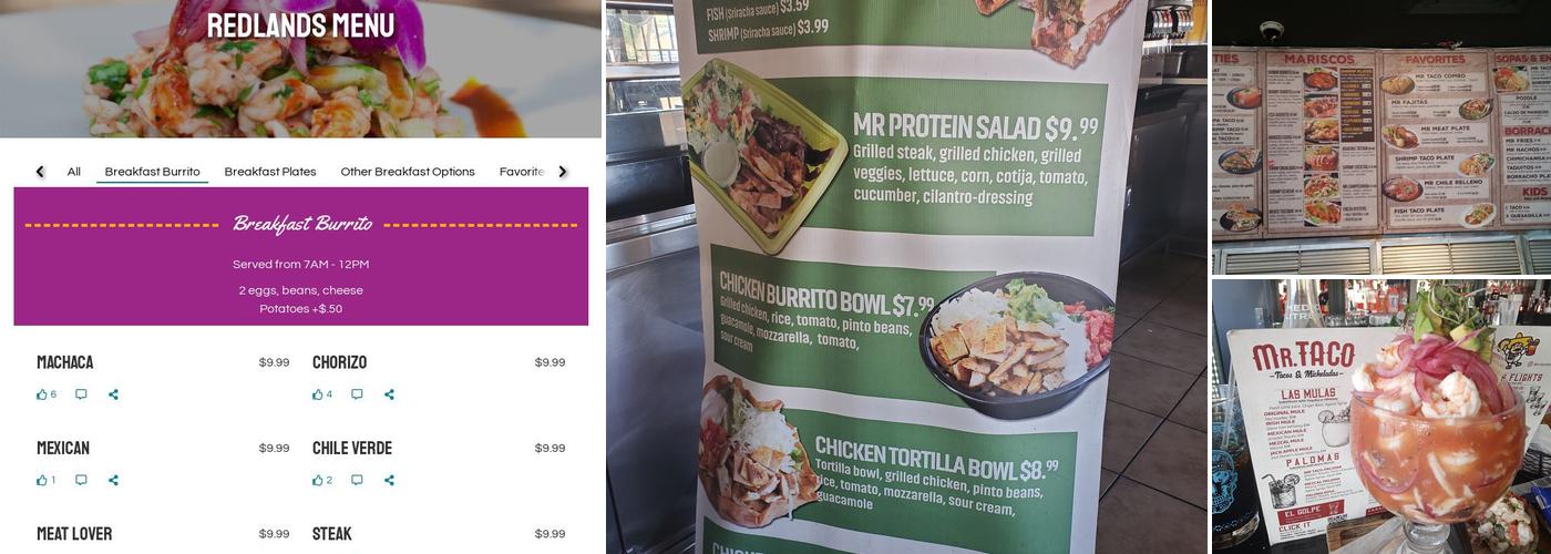 Mr. Taco Menu