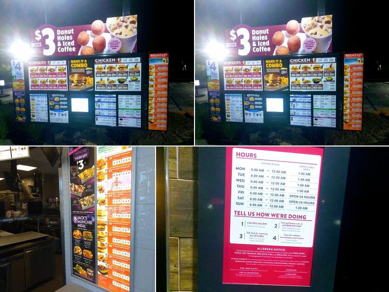 Jack in the Box Menu