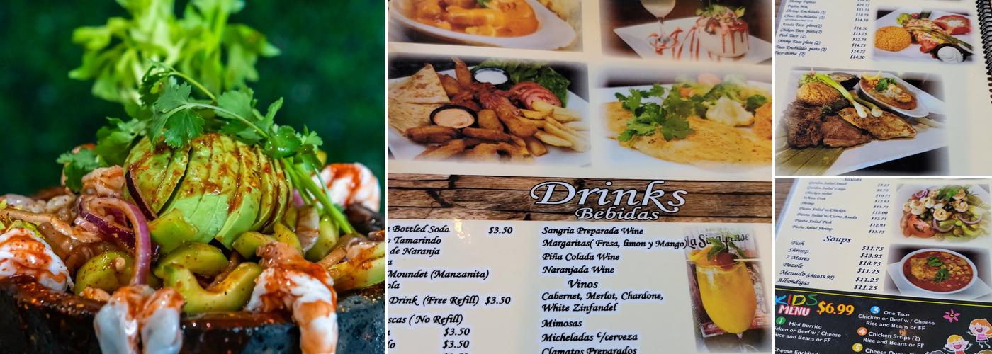 La Sinaloense Restaurant Menu