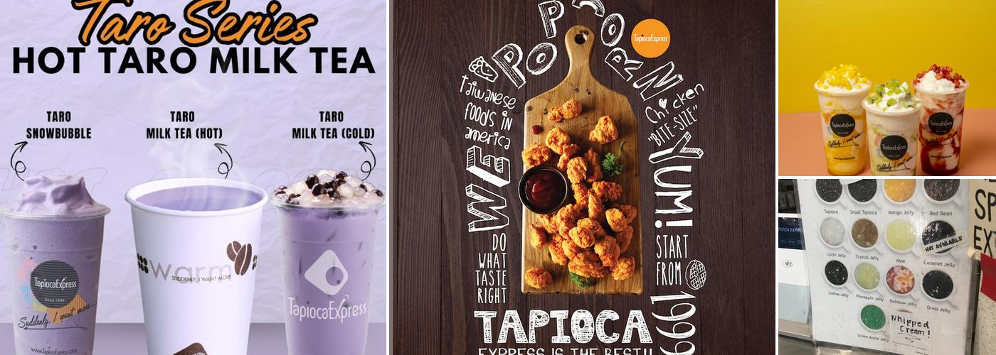Tapioca Express Menu