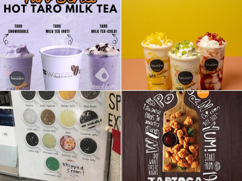 Tapioca Express Menu