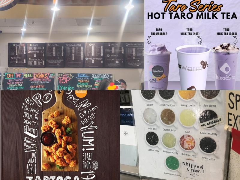 Tapioca Express Menu