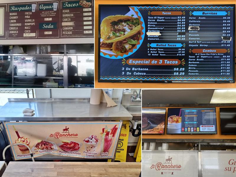 El Ranchero Taco Shop Menu