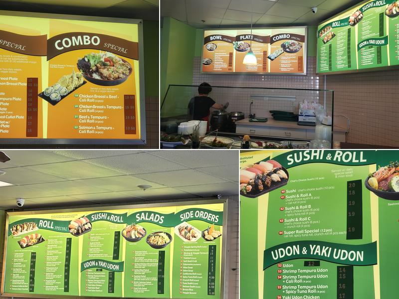 Yasai Menu
