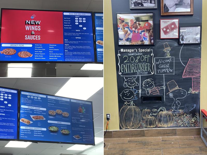 Domino's Pizza Menu